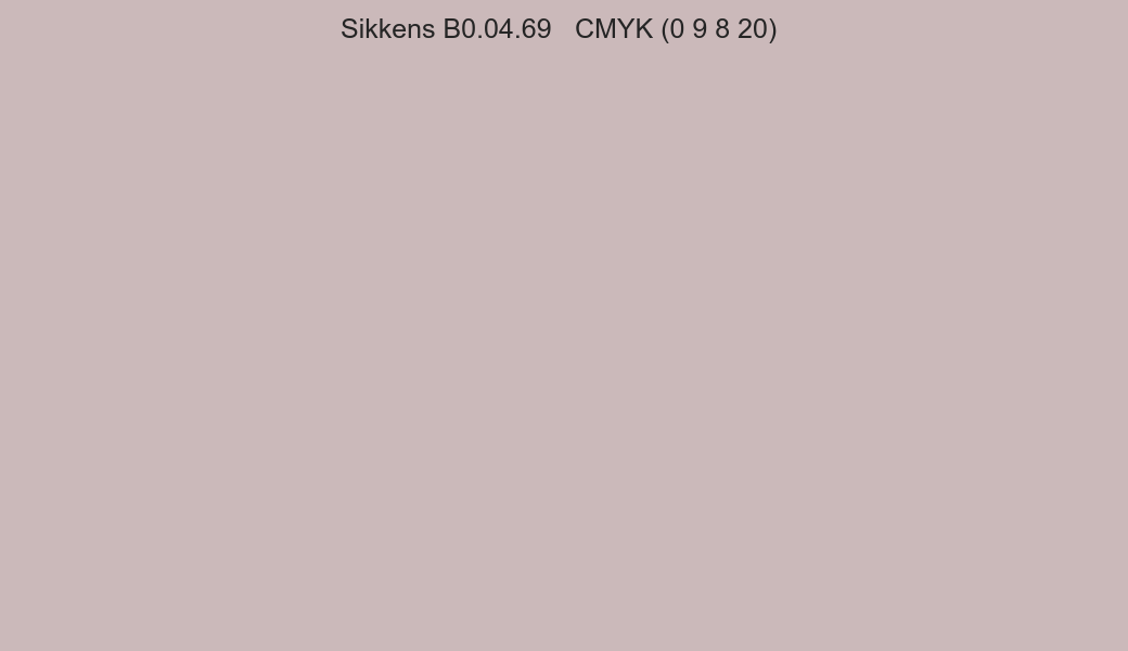 Color Sikkens B0.04.69 to CMYK (0 9 8 20) converter Color Sikkens B0.04.69 to CMYK (0 9 8 20) converter