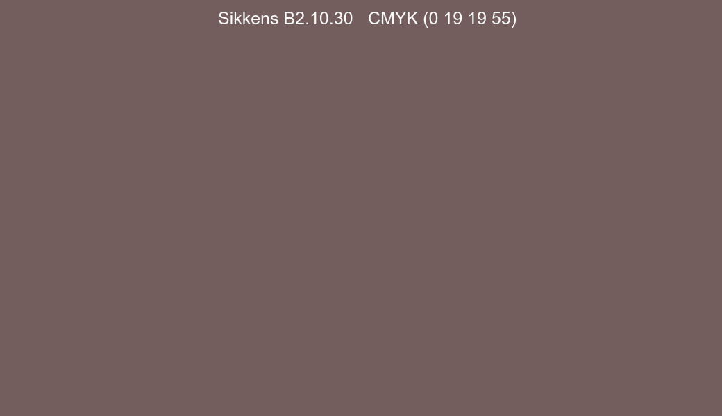 Color Sikkens B2.10.30 to CMYK (0 19 19 55) converter Color Sikkens B2.10.30 to CMYK (0 19 19 55) converter