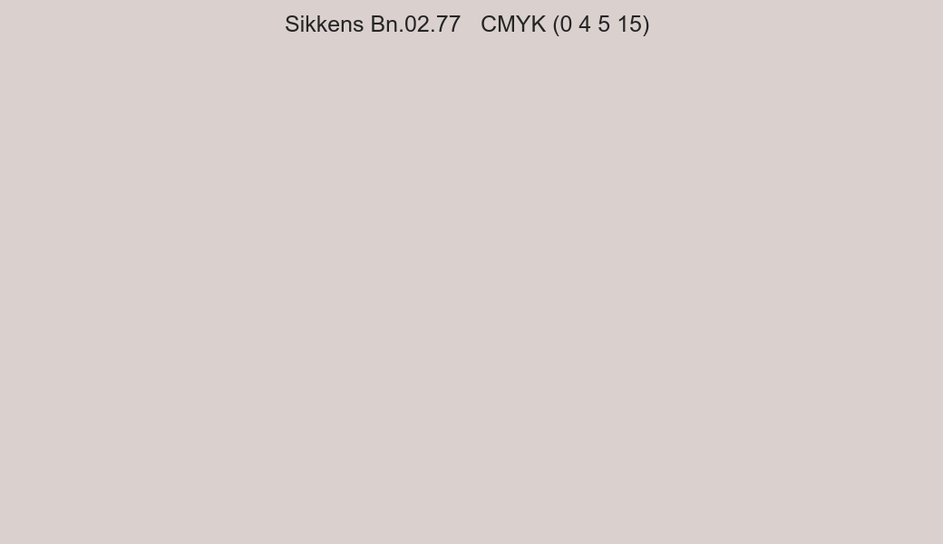 Color Sikkens Bn.02.77 to CMYK (0 4 5 15) converter Color Sikkens Bn.02.77 to CMYK (0 4 5 15) converter