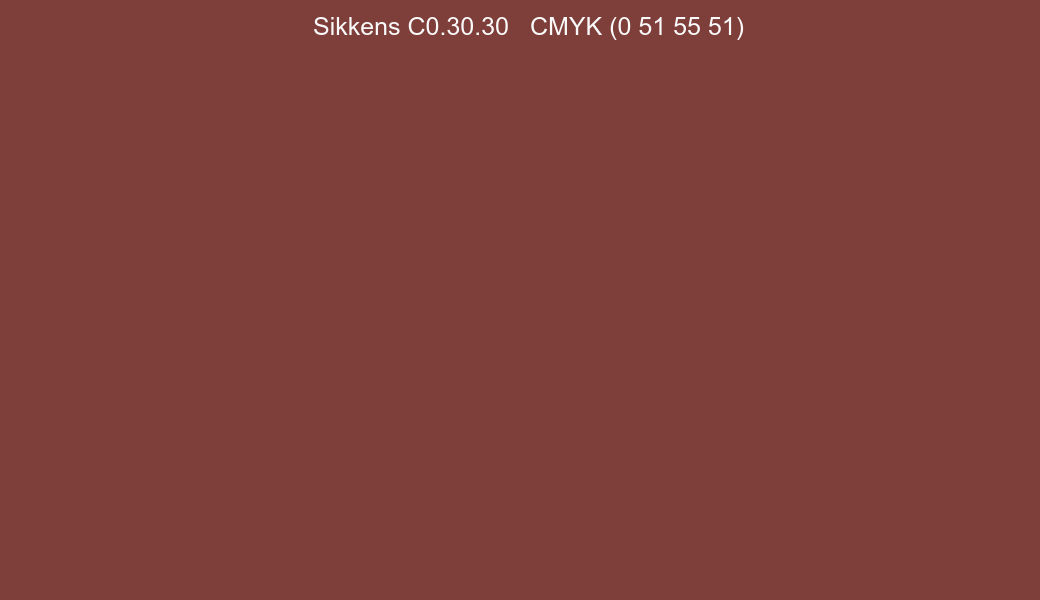 Color Sikkens C0.30.30 to CMYK (0 51 55 51) converter Color Sikkens C0.30.30 to CMYK (0 51 55 51) converter