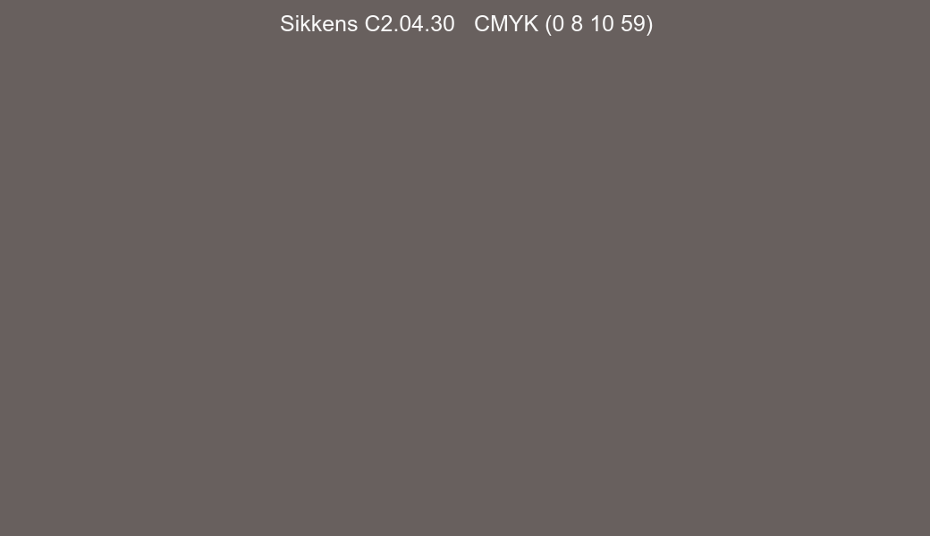 Color Sikkens C2.04.30 to CMYK (0 8 10 59) converter Color Sikkens C2.04.30 to CMYK (0 8 10 59) converter