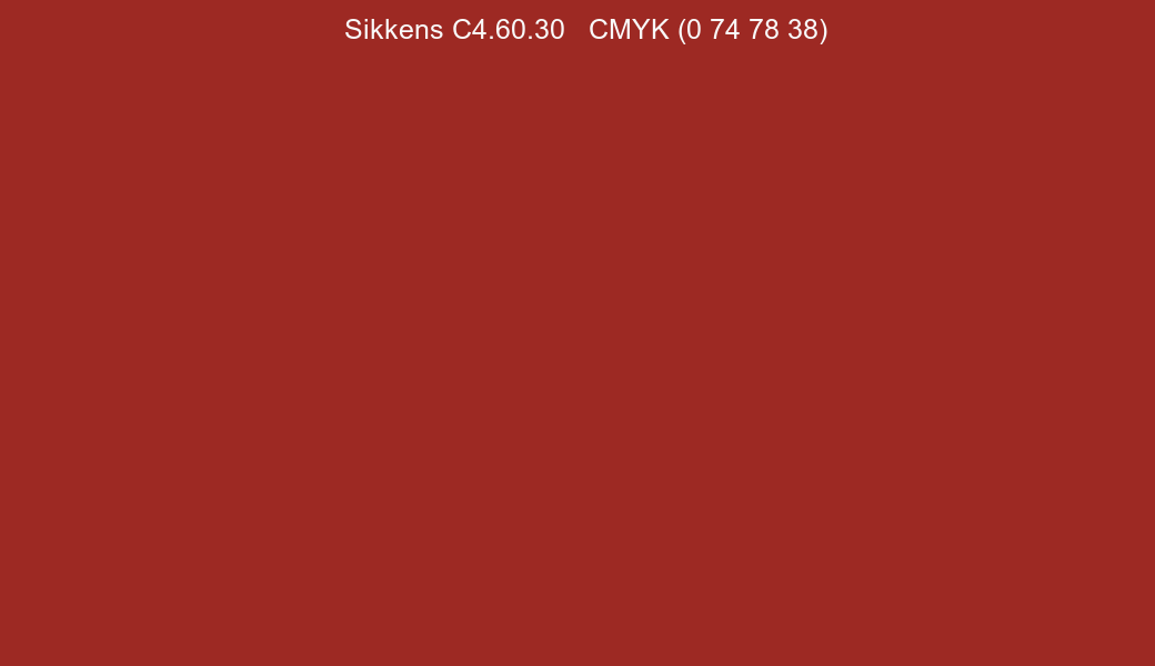 Color Sikkens C4.60.30 to CMYK (0 74 78 38) converter Color Sikkens C4.60.30 to CMYK (0 74 78 38) converter