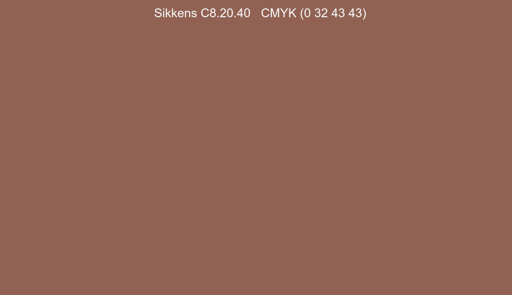 Color Sikkens C8.20.40 to CMYK (0 32 43 43) converter Color Sikkens C8.20.40 to CMYK (0 32 43 43) converter