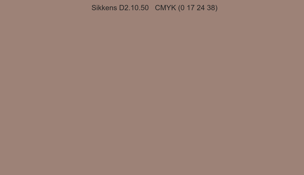 Color Sikkens D2.10.50 to CMYK (0 17 24 38) converter Color Sikkens D2.10.50 to CMYK (0 17 24 38) converter