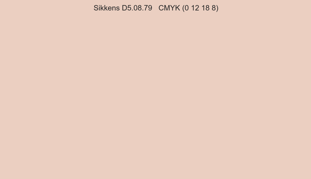 Color Sikkens D5.08.79 to CMYK (0 12 18 8) converter Color Sikkens D5.08.79 to CMYK (0 12 18 8) converter