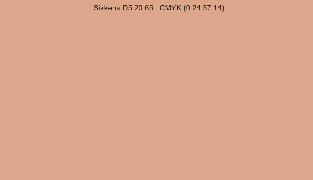 Color Sikkens D5.20.65 to CMYK (0 24 37 14) converter Color Sikkens D5.20.65 to CMYK (0 24 37 14) converter