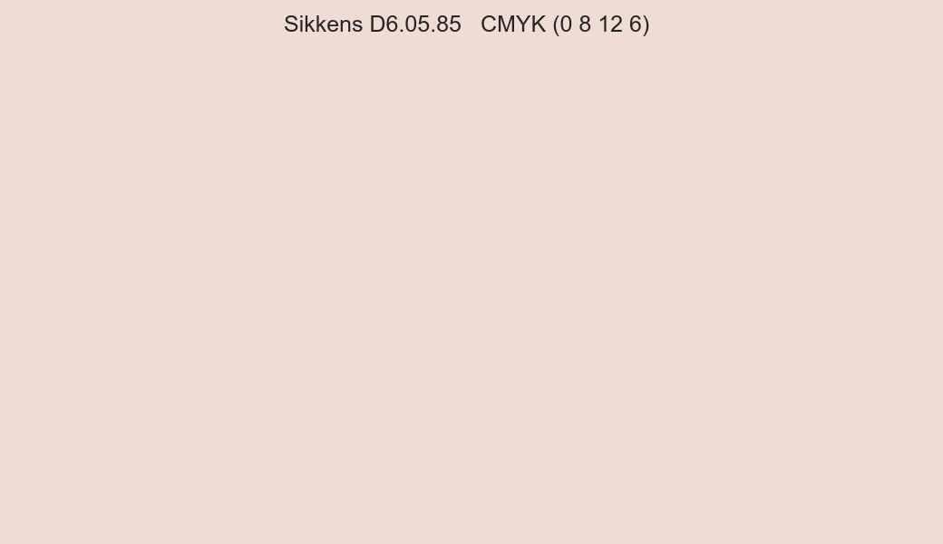 Color Sikkens D6.05.85 to CMYK (0 8 12 6) converter Color Sikkens D6.05.85 to CMYK (0 8 12 6) converter