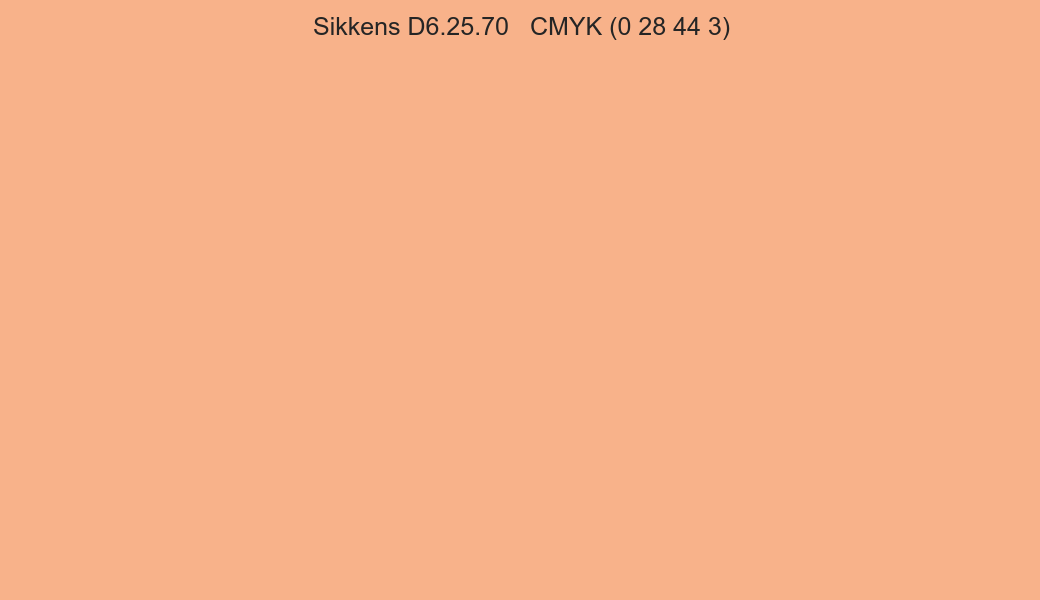 Color Sikkens D6.25.70 to CMYK (0 28 44 3) converter Color Sikkens D6.25.70 to CMYK (0 28 44 3) converter