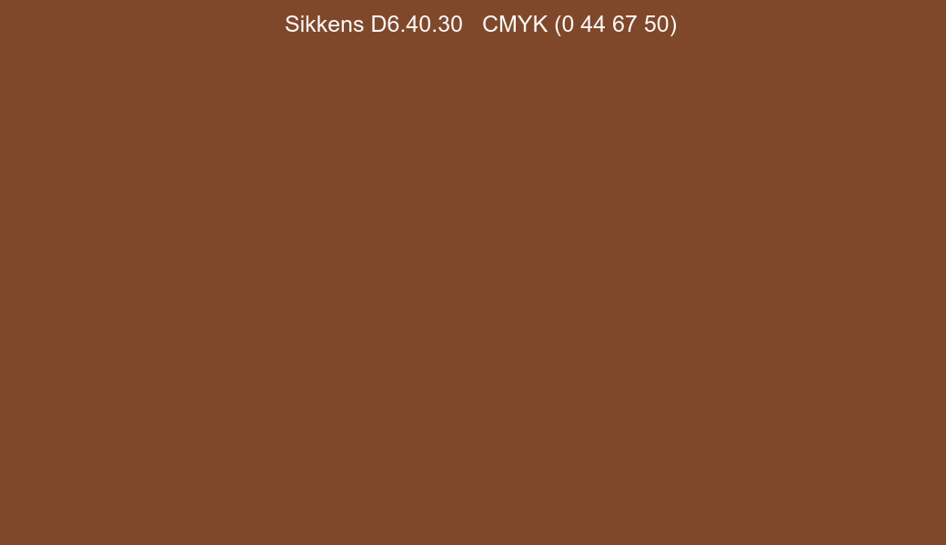 Color Sikkens D6.40.30 to CMYK (0 44 67 50) converter Color Sikkens D6.40.30 to CMYK (0 44 67 50) converter