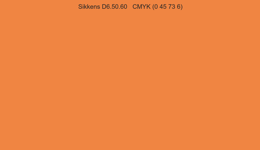 Color Sikkens D6.50.60 to CMYK (0 45 73 6) converter Color Sikkens D6.50.60 to CMYK (0 45 73 6) converter