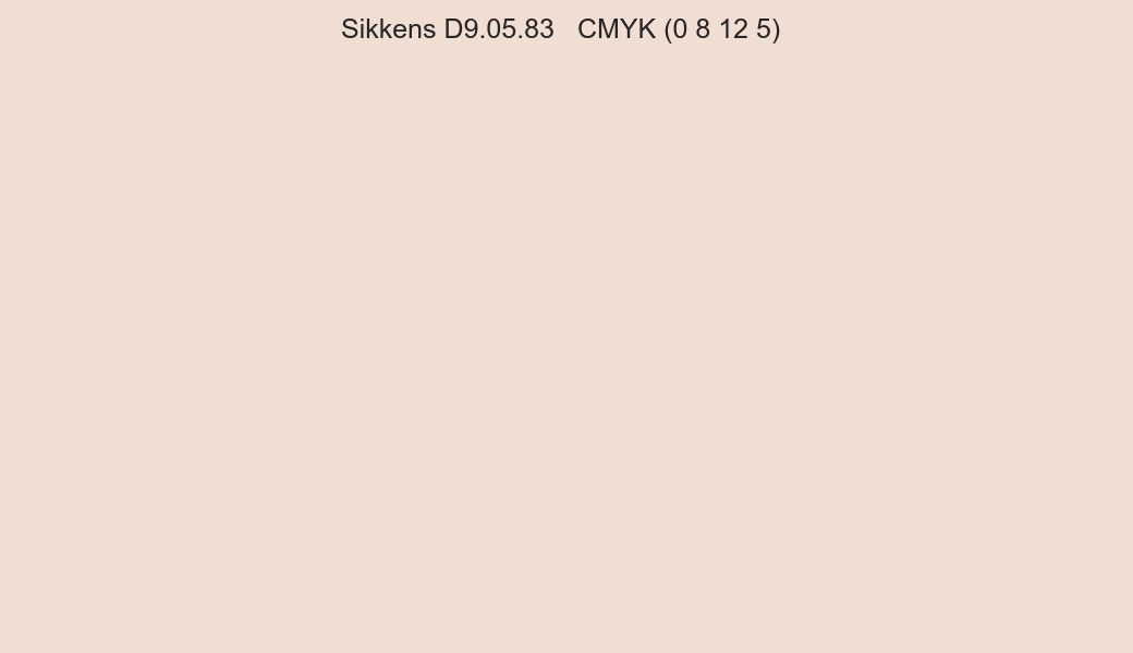 Color Sikkens D9.05.83 to CMYK (0 8 12 5) converter Color Sikkens D9.05.83 to CMYK (0 8 12 5) converter