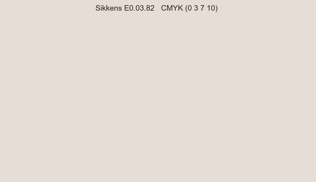 Color Sikkens E0.03.82 to CMYK (0 3 7 10) converter Color Sikkens E0.03.82 to CMYK (0 3 7 10) converter