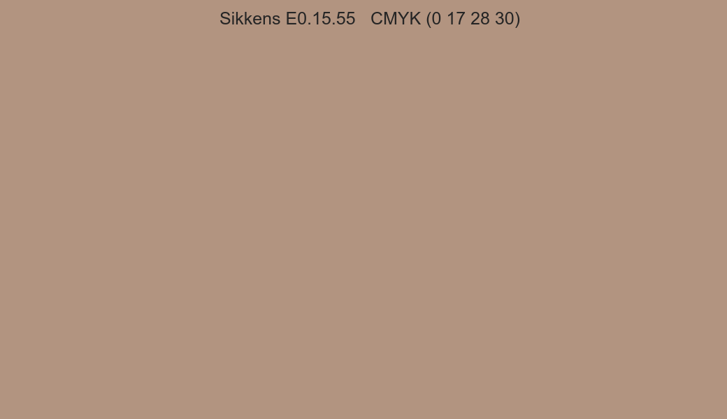 Color Sikkens E0.15.55 to CMYK (0 17 28 30) converter Color Sikkens E0.15.55 to CMYK (0 17 28 30) converter