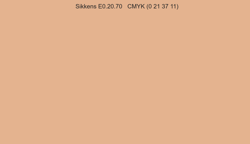 Color Sikkens E0.20.70 to CMYK (0 21 37 11) converter Color Sikkens E0.20.70 to CMYK (0 21 37 11) converter