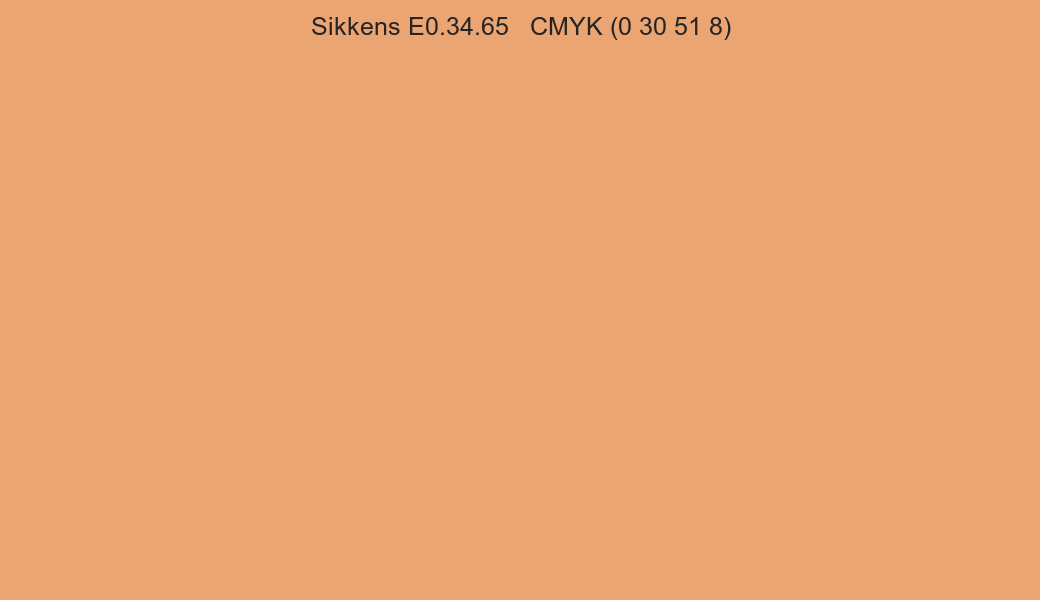 Color Sikkens E0.34.65 to CMYK (0 30 51 8) converter Color Sikkens E0.34.65 to CMYK (0 30 51 8) converter