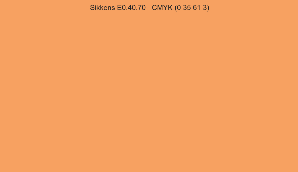 Color Sikkens E0.40.70 to CMYK (0 35 61 3) converter Color Sikkens E0.40.70 to CMYK (0 35 61 3) converter