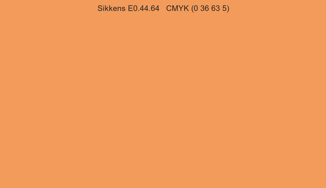 Color Sikkens E0.44.64 to CMYK (0 36 63 5) converter Color Sikkens E0.44.64 to CMYK (0 36 63 5) converter
