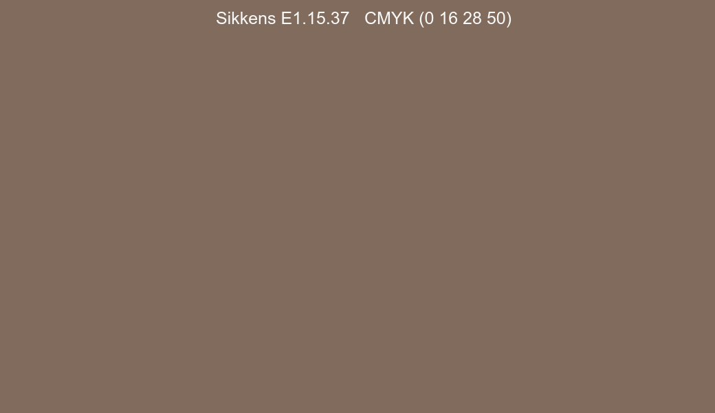 Color Sikkens E1.15.37 to CMYK (0 16 28 50) converter Color Sikkens E1.15.37 to CMYK (0 16 28 50) converter
