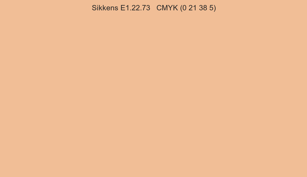 Color Sikkens E1.22.73 to CMYK (0 21 38 5) converter Color Sikkens E1.22.73 to CMYK (0 21 38 5) converter