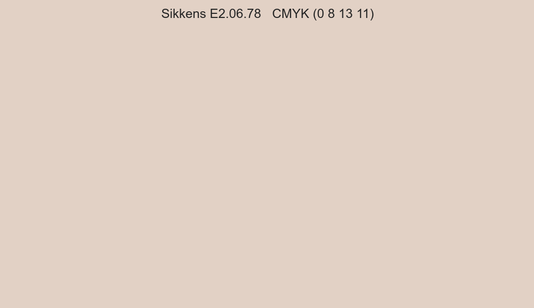 Color Sikkens E2.06.78 to CMYK (0 8 13 11) converter Color Sikkens E2.06.78 to CMYK (0 8 13 11) converter