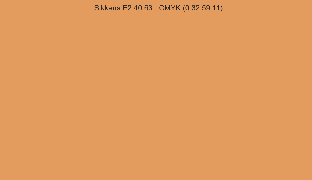 Color Sikkens E2.40.63 to CMYK (0 32 59 11) converter Color Sikkens E2.40.63 to CMYK (0 32 59 11) converter