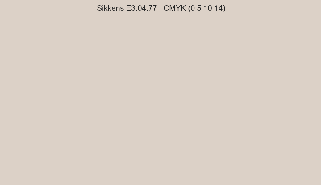 Color Sikkens E3.04.77 to CMYK (0 5 10 14) converter Color Sikkens E3.04.77 to CMYK (0 5 10 14) converter