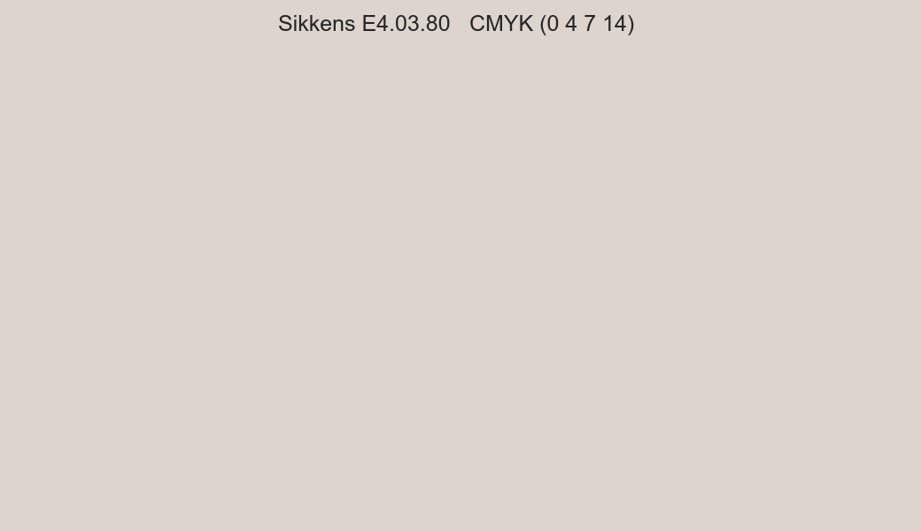 Color Sikkens E4.03.80 to CMYK (0 4 7 14) converter Color Sikkens E4.03.80 to CMYK (0 4 7 14) converter