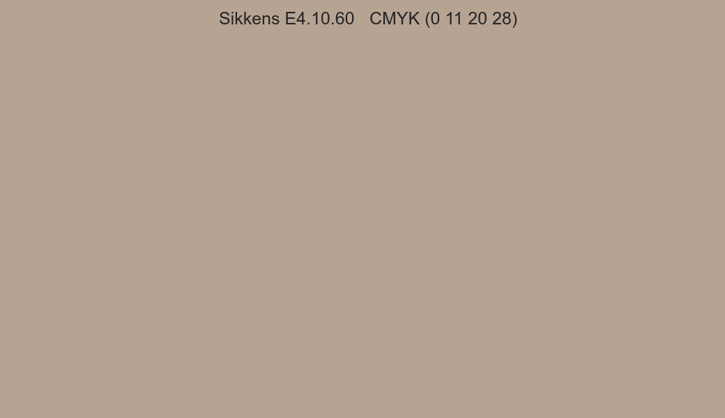 Color Sikkens E4.10.60 to CMYK (0 11 20 28) converter Color Sikkens E4.10.60 to CMYK (0 11 20 28) converter