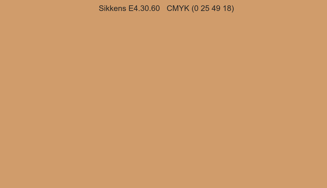 Color Sikkens E4.30.60 to CMYK (0 25 49 18) converter Color Sikkens E4.30.60 to CMYK (0 25 49 18) converter