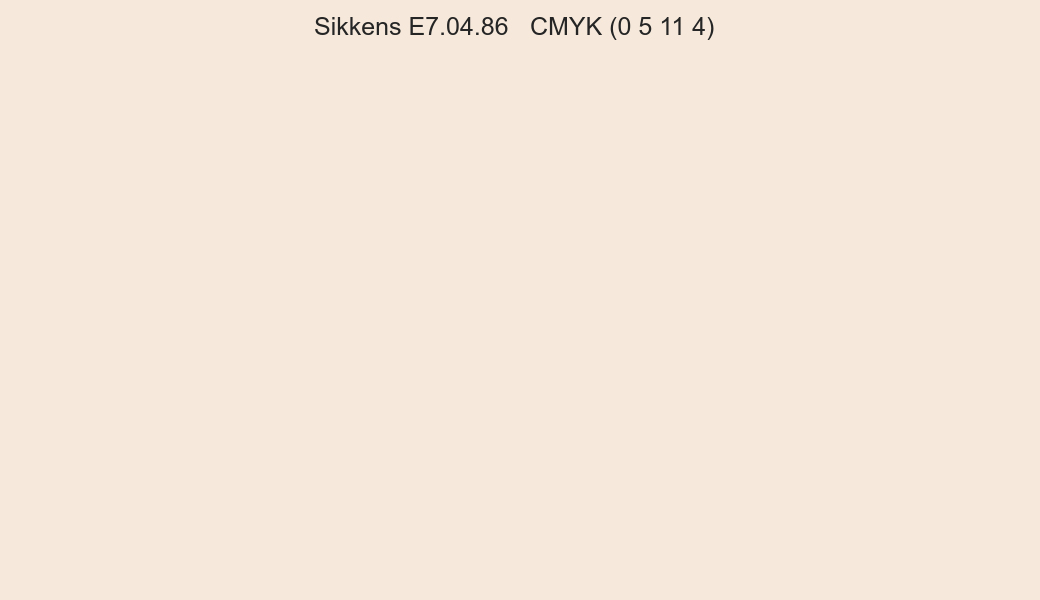 Color Sikkens E7.04.86 to CMYK (0 5 11 4) converter Color Sikkens E7.04.86 to CMYK (0 5 11 4) converter