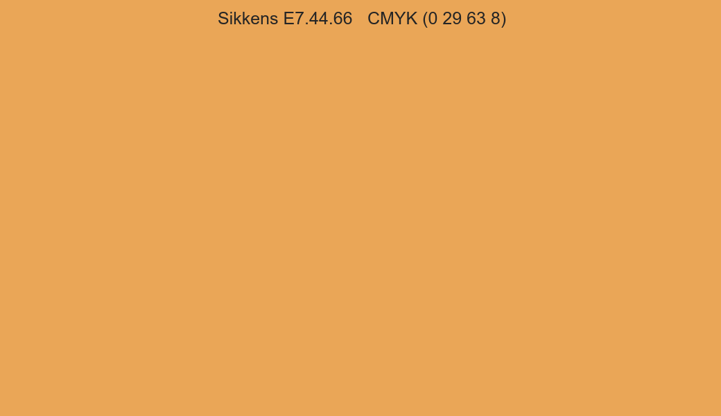 Color Sikkens E7.44.66 to CMYK (0 29 63 8) converter Color Sikkens E7.44.66 to CMYK (0 29 63 8) converter