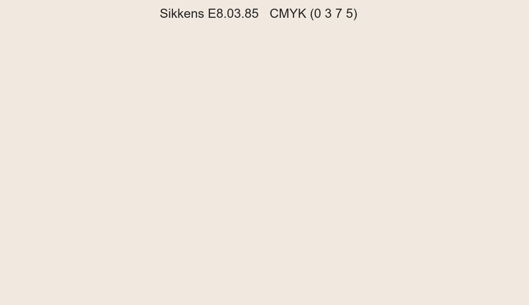 Color Sikkens E8.03.85 to CMYK (0 3 7 5) converter Color Sikkens E8.03.85 to CMYK (0 3 7 5) converter