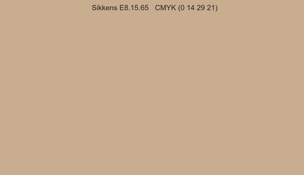 Color Sikkens E8.15.65 to CMYK (0 14 29 21) converter Color Sikkens E8.15.65 to CMYK (0 14 29 21) converter