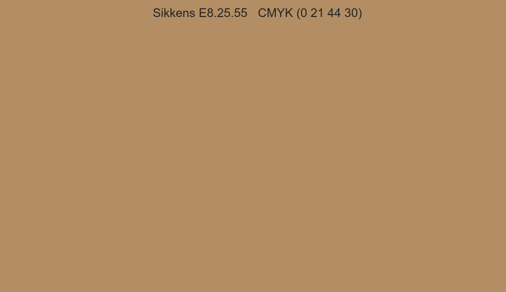 Color Sikkens E8.25.55 to CMYK (0 21 44 30) converter Color Sikkens E8.25.55 to CMYK (0 21 44 30) converter
