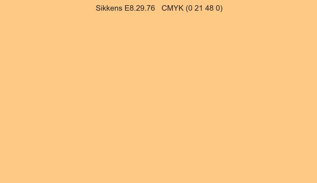 Color Sikkens E8.29.76 to CMYK (0 21 48 0) converter Color Sikkens E8.29.76 to CMYK (0 21 48 0) converter