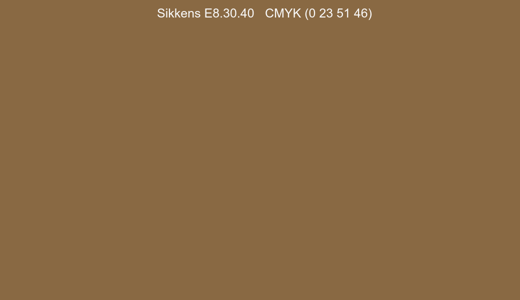 Color Sikkens E8.30.40 to CMYK (0 23 51 46) converter Color Sikkens E8.30.40 to CMYK (0 23 51 46) converter