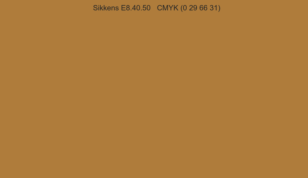 Color Sikkens E8.40.50 to CMYK (0 29 66 31) converter Color Sikkens E8.40.50 to CMYK (0 29 66 31) converter