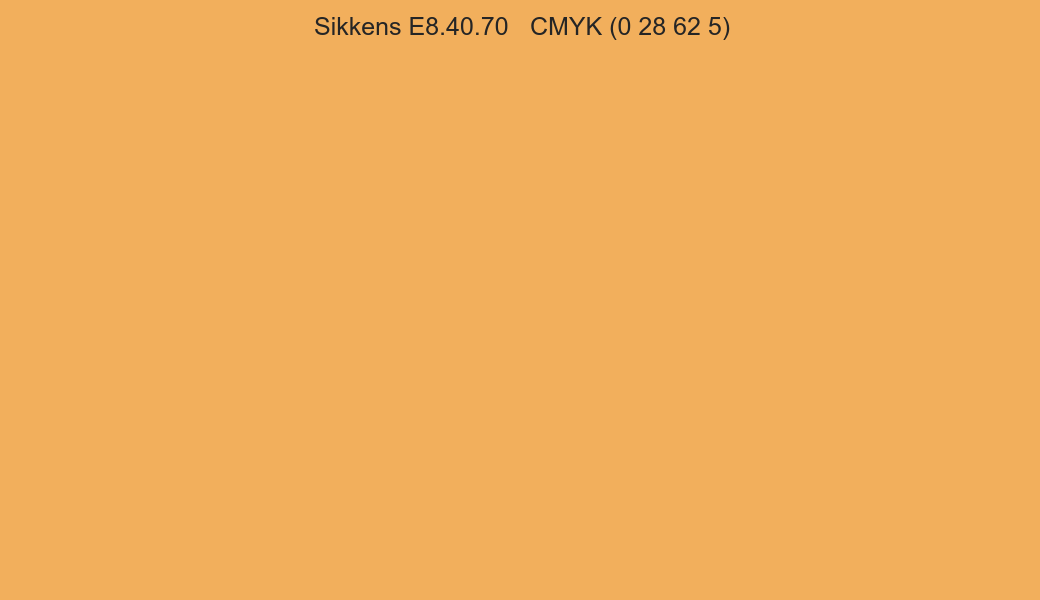 Color Sikkens E8.40.70 to CMYK (0 28 62 5) converter Color Sikkens E8.40.70 to CMYK (0 28 62 5) converter