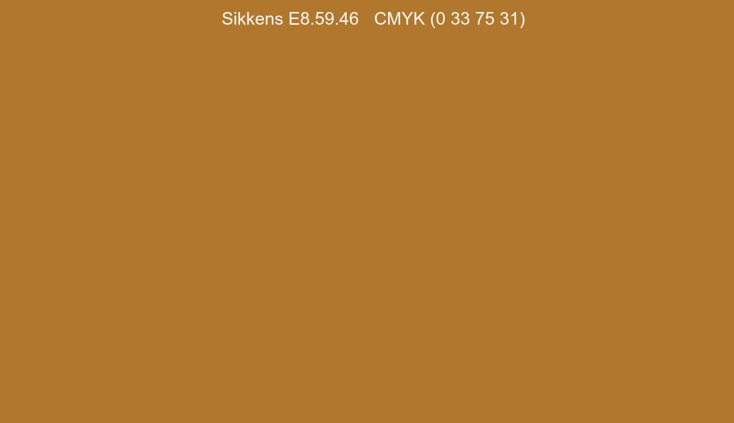 Color Sikkens E8.59.46 to CMYK (0 33 75 31) converter Color Sikkens E8.59.46 to CMYK (0 33 75 31) converter