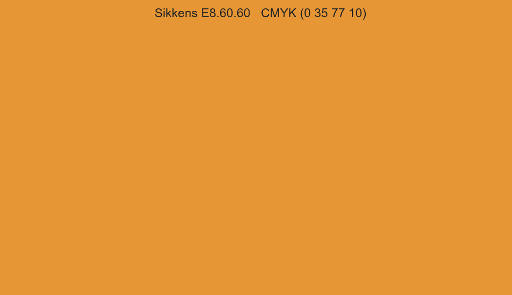 Color Sikkens E8.60.60 to CMYK (0 35 77 10) converter Color Sikkens E8.60.60 to CMYK (0 35 77 10) converter