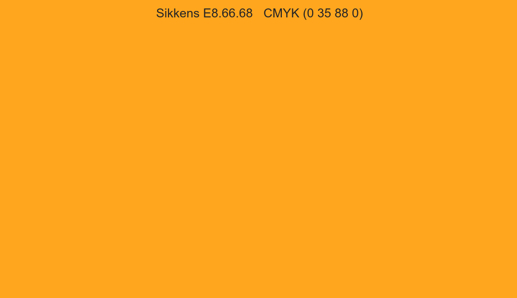 Color Sikkens E8.66.68 to CMYK (0 35 88 0) converter Color Sikkens E8.66.68 to CMYK (0 35 88 0) converter