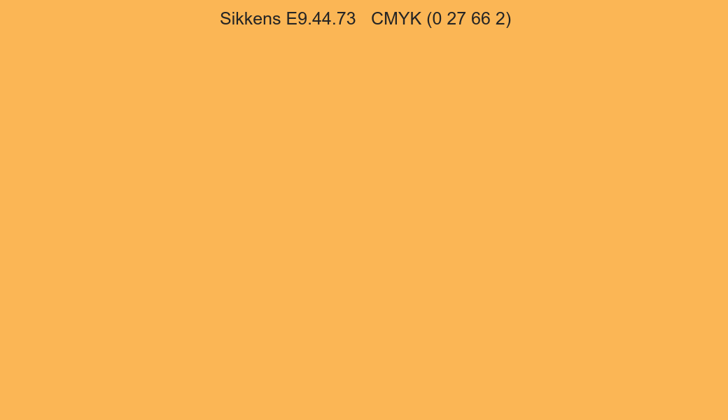 Color Sikkens E9.44.73 to CMYK (0 27 66 2) converter Color Sikkens E9.44.73 to CMYK (0 27 66 2) converter