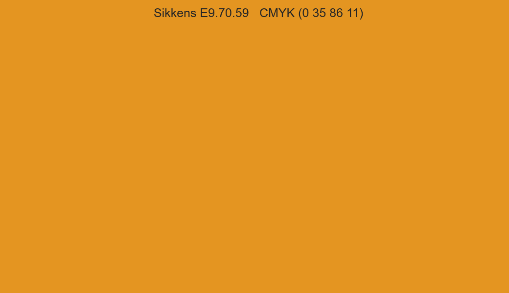 Color Sikkens E9.70.59 to CMYK (0 35 86 11) converter Color Sikkens E9.70.59 to CMYK (0 35 86 11) converter