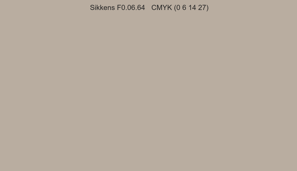 Color Sikkens F0.06.64 to CMYK (0 6 14 27) converter Color Sikkens F0.06.64 to CMYK (0 6 14 27) converter