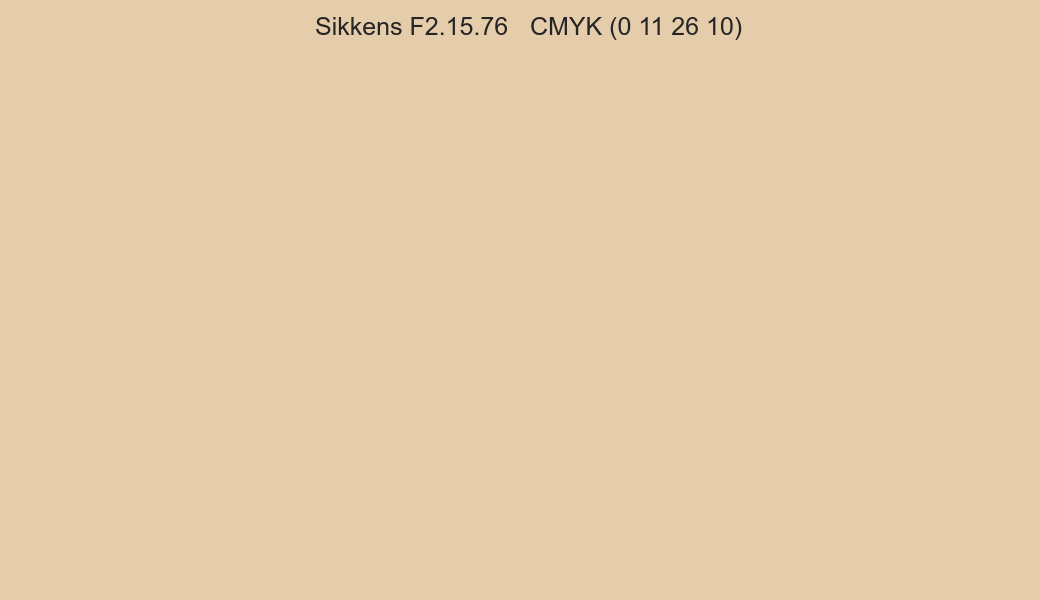 Color Sikkens F2.15.76 to CMYK (0 11 26 10) converter Color Sikkens F2.15.76 to CMYK (0 11 26 10) converter