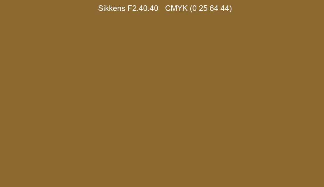 Color Sikkens F2.40.40 to CMYK (0 25 64 44) converter Color Sikkens F2.40.40 to CMYK (0 25 64 44) converter