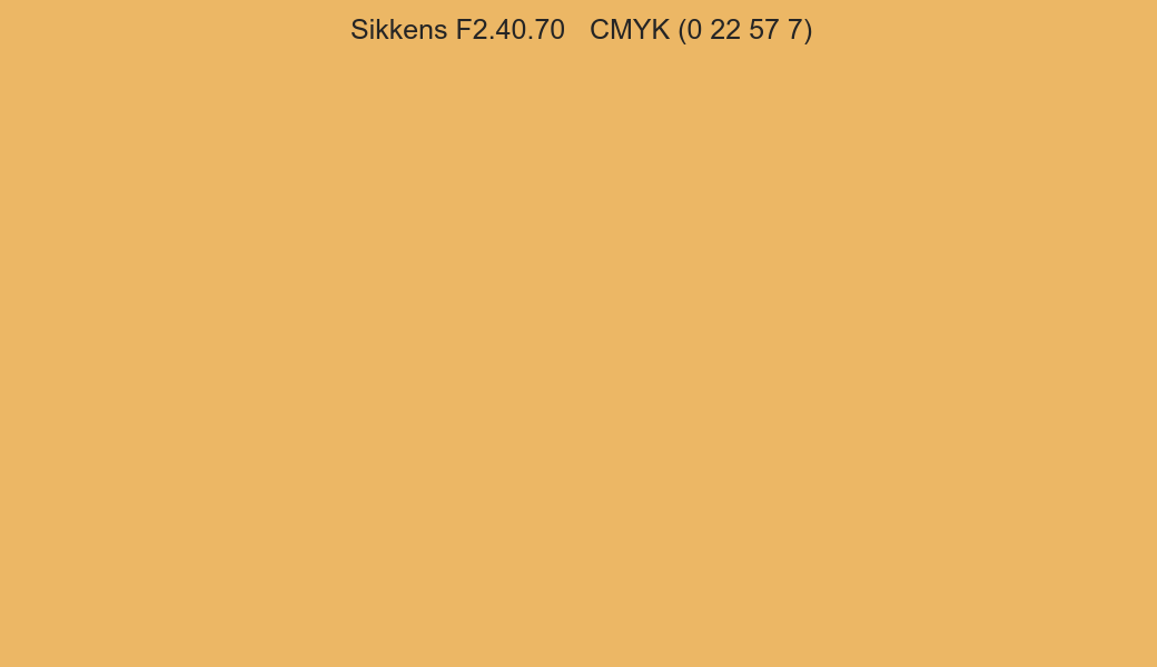 Color Sikkens F2.40.70 to CMYK (0 22 57 7) converter Color Sikkens F2.40.70 to CMYK (0 22 57 7) converter