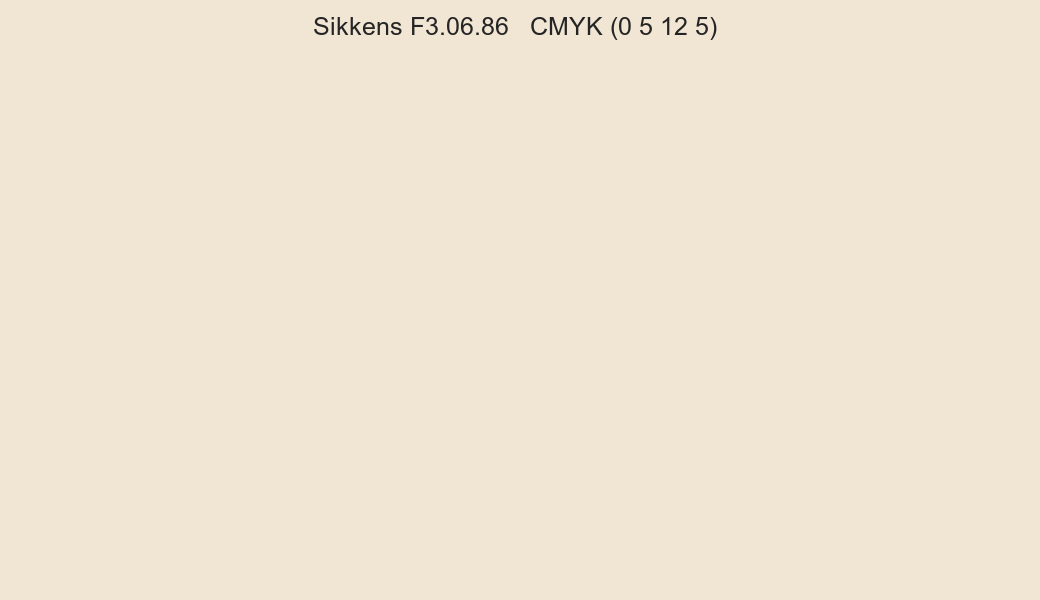 Color Sikkens F3.06.86 to CMYK (0 5 12 5) converter Color Sikkens F3.06.86 to CMYK (0 5 12 5) converter