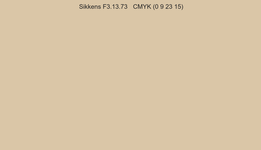 Color Sikkens F3.13.73 to CMYK (0 9 23 15) converter Color Sikkens F3.13.73 to CMYK (0 9 23 15) converter