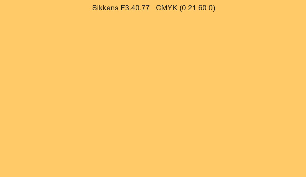 Color Sikkens F3.40.77 to CMYK (0 21 60 0) converter Color Sikkens F3.40.77 to CMYK (0 21 60 0) converter